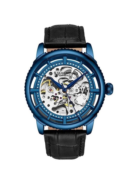 NWT Stuhrling Original Legacy Automatic Blue Dial Men\'s Watch